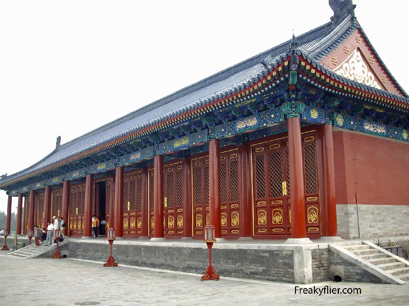 Sacred pavilions now housing exhibits of artifacts of the Emperors