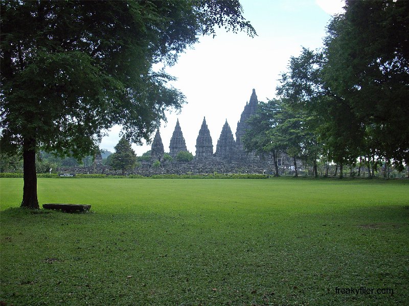 View from the park, Prambanan