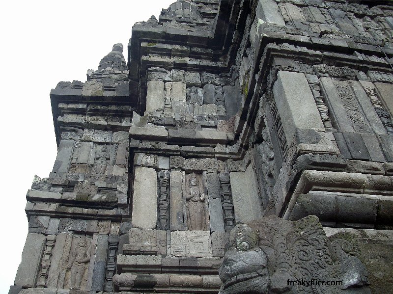 Hindu goddess relief on Shiva Temple, Prambanan
