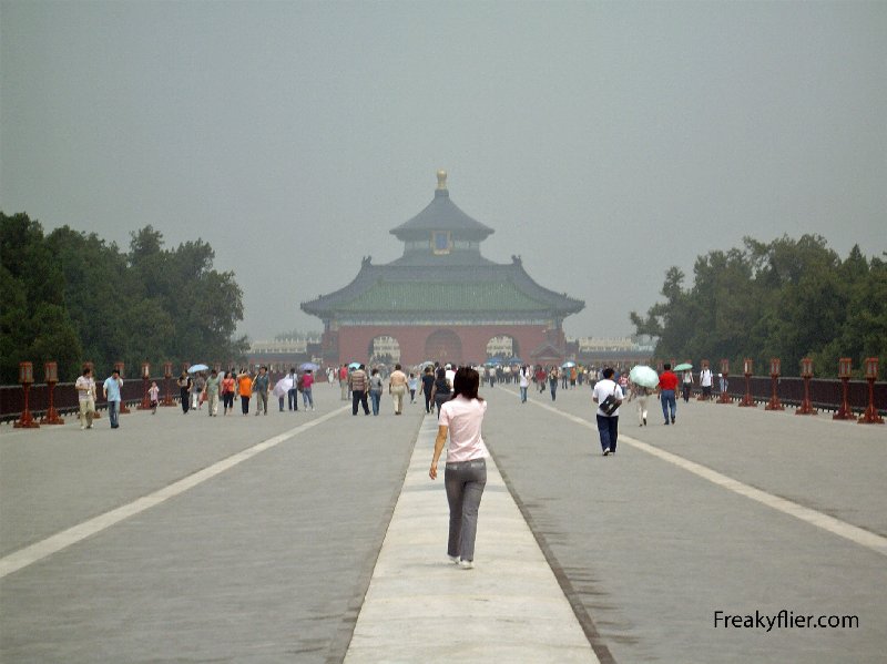 Marble path towards the Temple of Heaven.