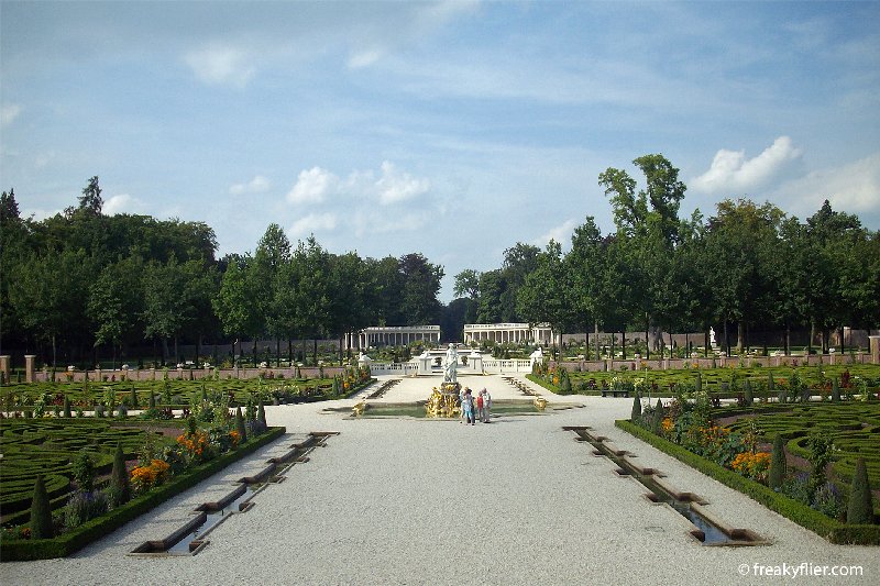 Het Loo Palace Gardens as viewed from the Palace