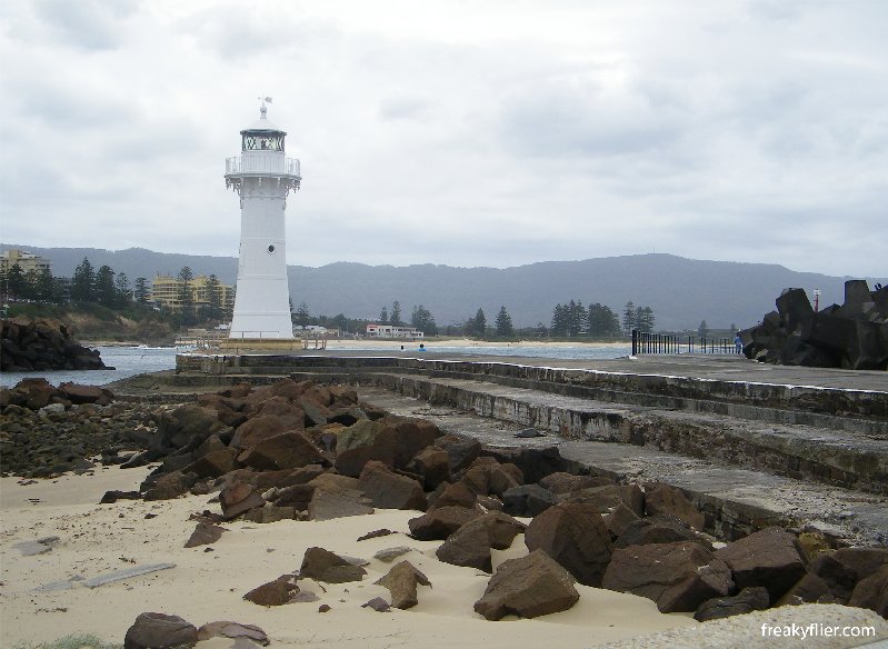 The Breakwater (Old) Lighthouse at the end of the breakwater