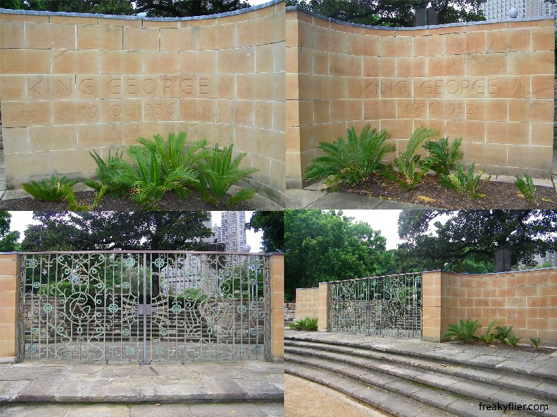 Sandringham Gardens, commemorative gates 
