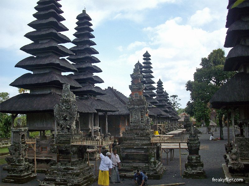 Men preparing for the ceremony