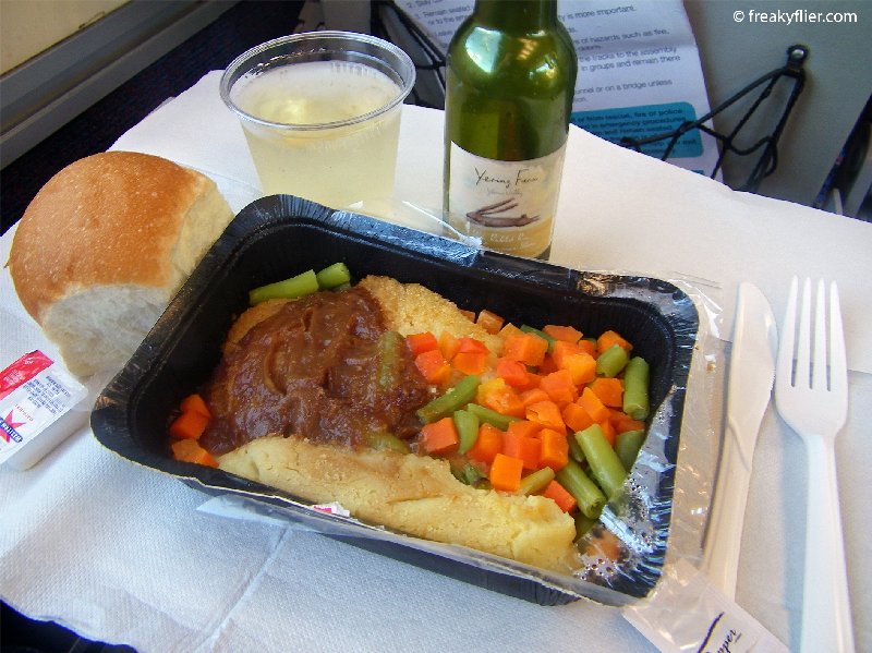 Chicken schnitzel and white wine lunch