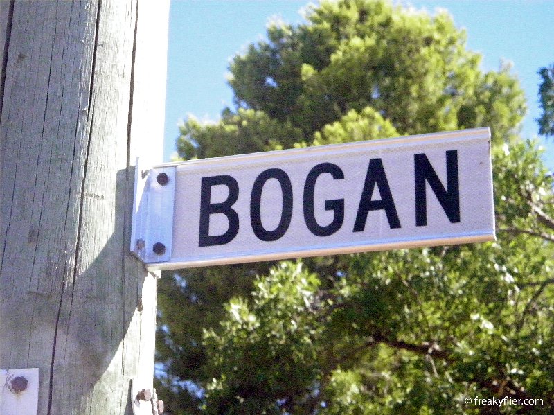 Bogan St, Nyngan - but no bogans here!