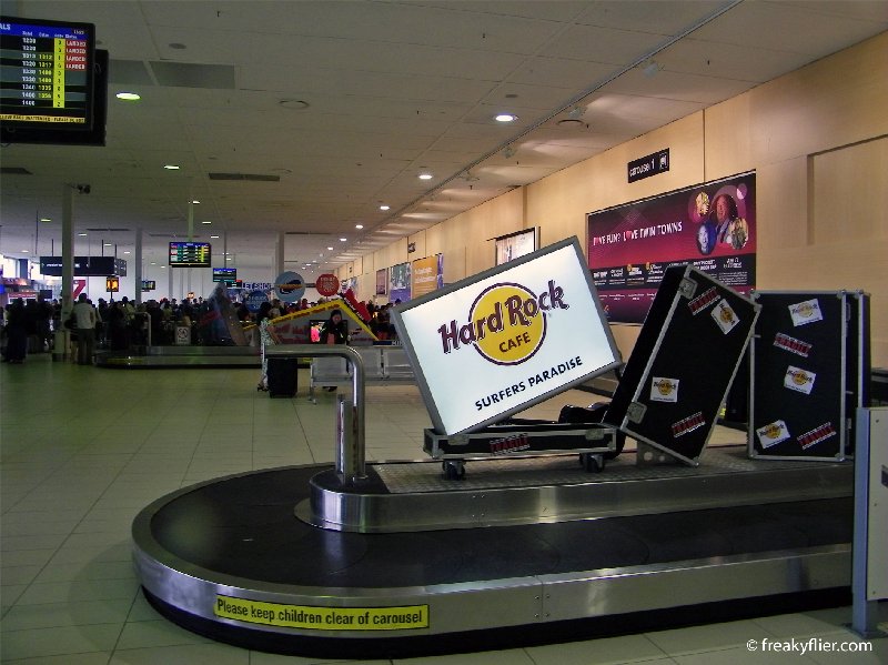 Arrival at Collangatta (The Gold Coast) Airport