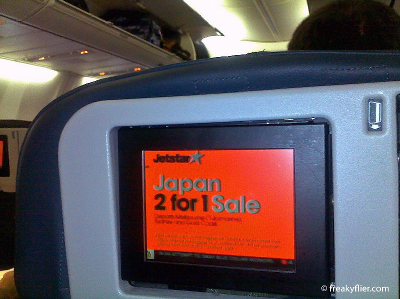 A Strange advertisement onboard this Virgin Australia flight