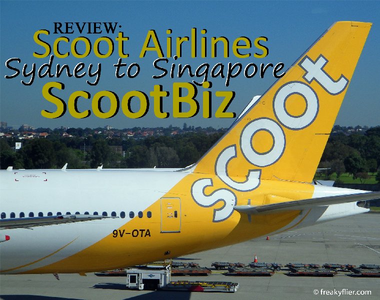 Review: Scoot Airlines Sydney to Singapore ScootBiz