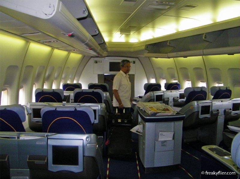 The Business Class forward cabin