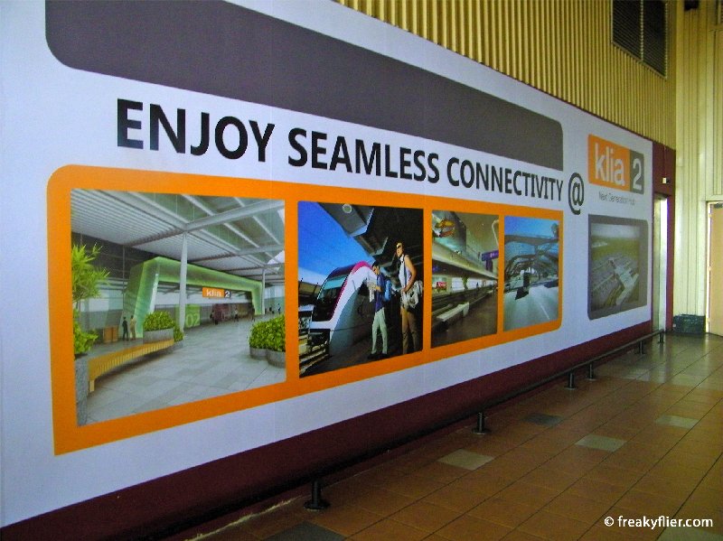 Advertisement for the new KLIA2 that will replace the LCCT