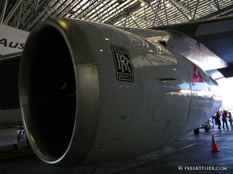 Roll Royce engine on VH-OJM