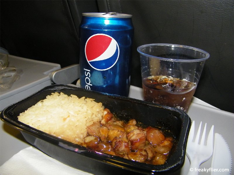 Meal - Teriyaki Chicken and Rice with soft drink