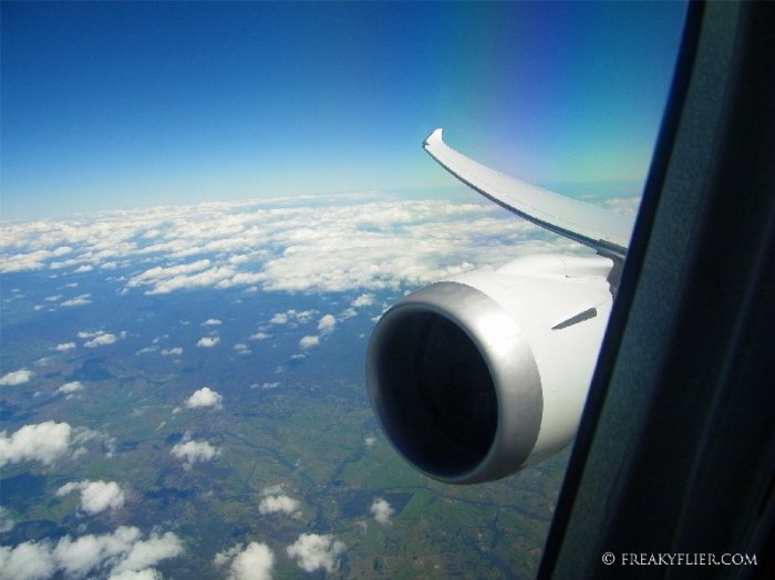 The curve of the wing was an impressive sight