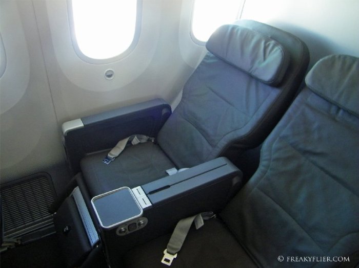 Business Class seats 3G (aisle) and 3J (window)