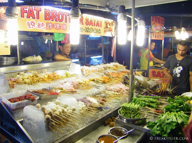 Food on sticks - yum