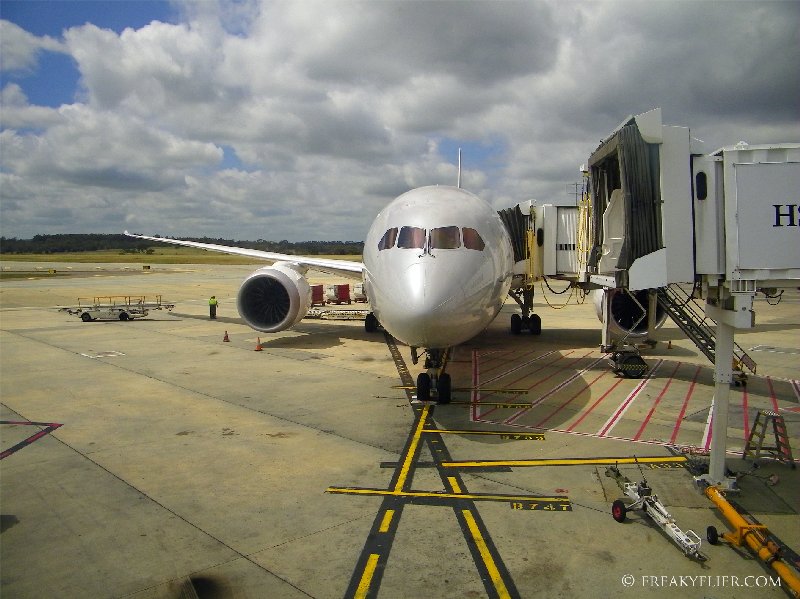 Jetstar Airways first Boeing 787 Dreamliner at Melbournes Tullamarine Airport
