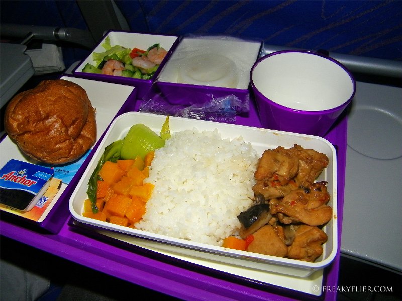 Dinner onboard China Southern Airlines