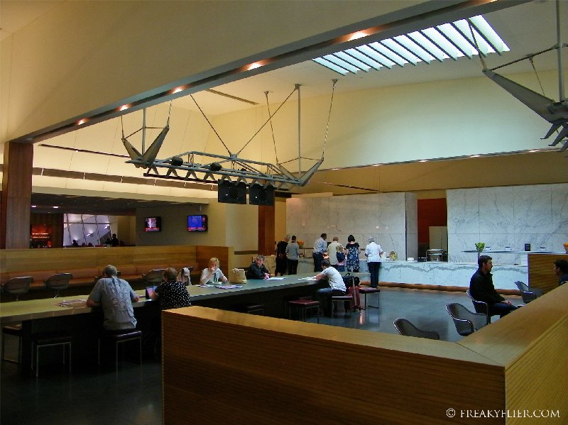 Buffet and working area