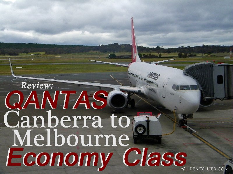 Review: QANTAS Canberra to Sydney, Economy Class