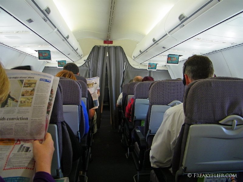 The view from my Economy Class seat