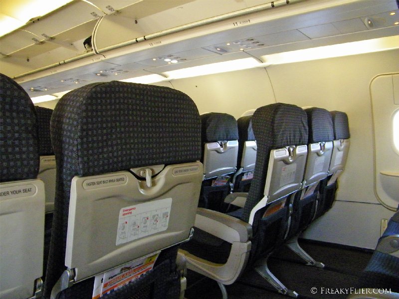 Row 12 an exit row seat on Tigerair's A320