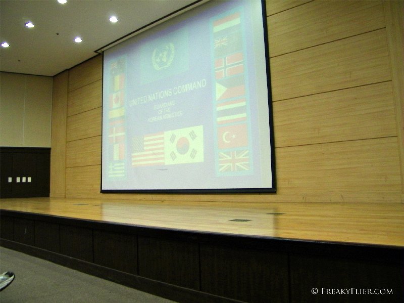 Briefing at the Joint Security Area