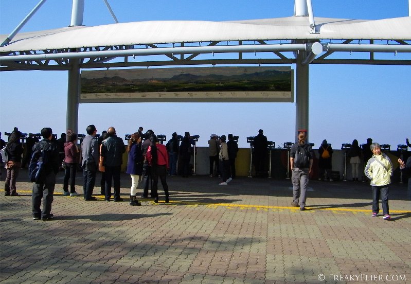 Viewing from behind the lines at the Dora Observatory