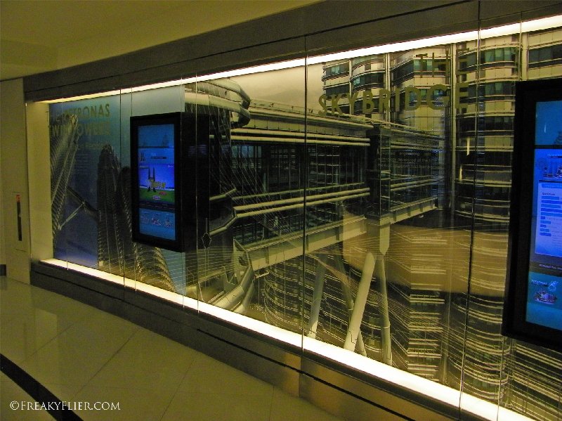 Skybridge connecting levels 41 & 42 of the towers