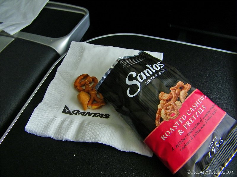 Santos Roasted Cashews and Pretzels