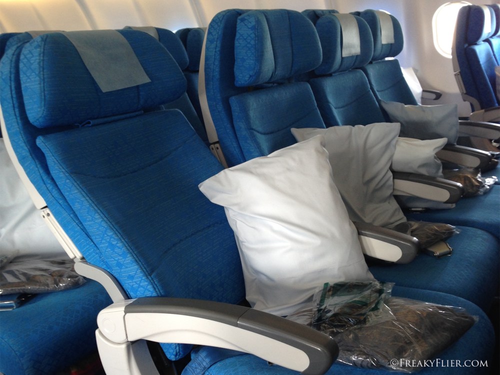 Economy Class Seat Recline Airbus A330-300