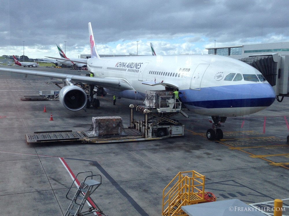 Arrival in Auckland on board China Airlines A330-300