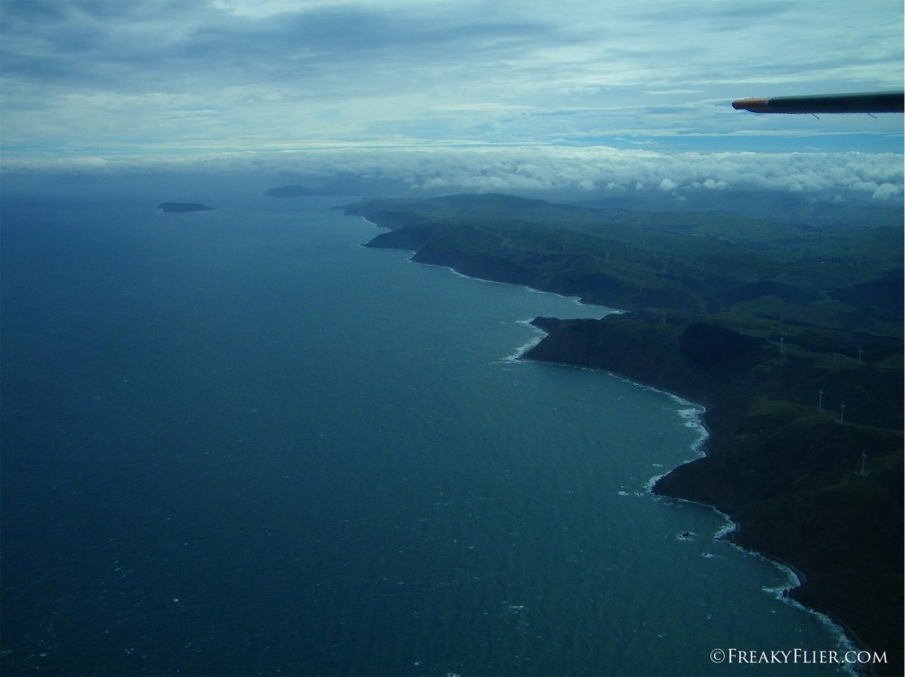 Leaving the North Island of New Zealand behind