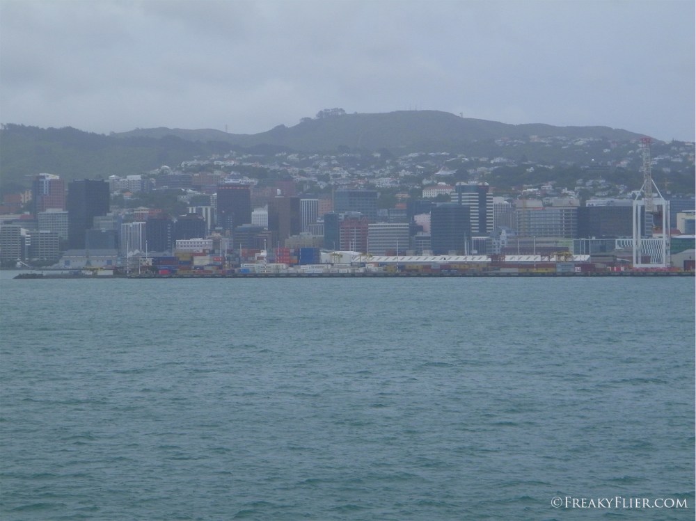 Cruising into Wellington