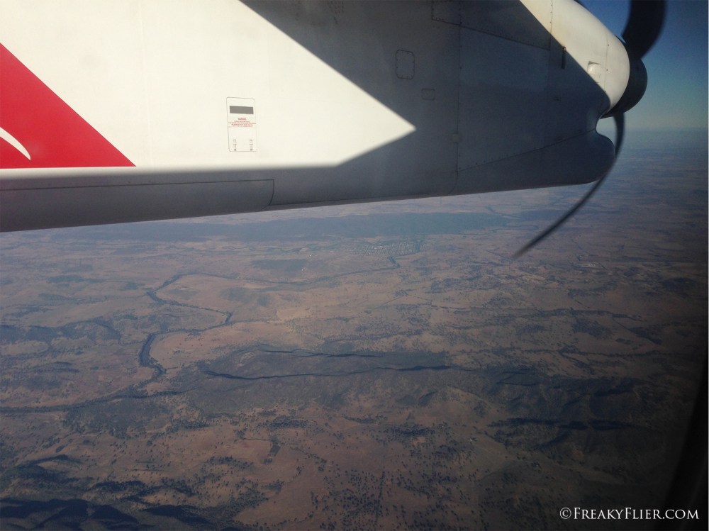 Flying over the Western Plains of NSW