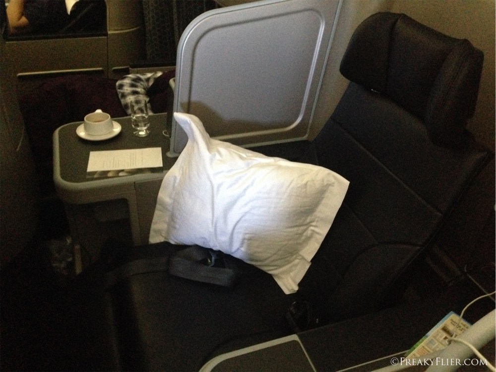 Suite 8A in the last row of Business Class