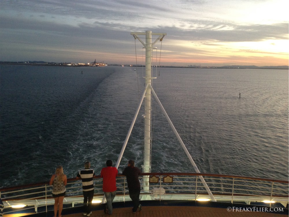 Leaving Brisbane and the coast behind