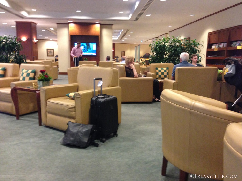 The Auckland Emirates Lounge roomy seatingThe Auckland Emirates Lounge roomy seating