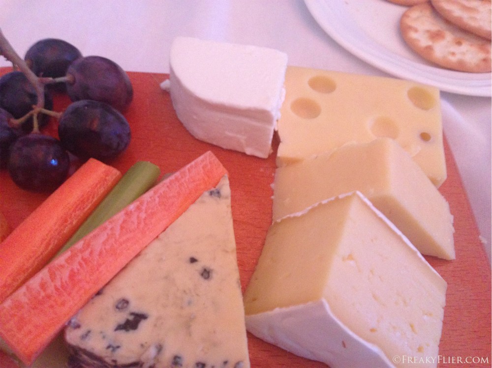 The cheese platter