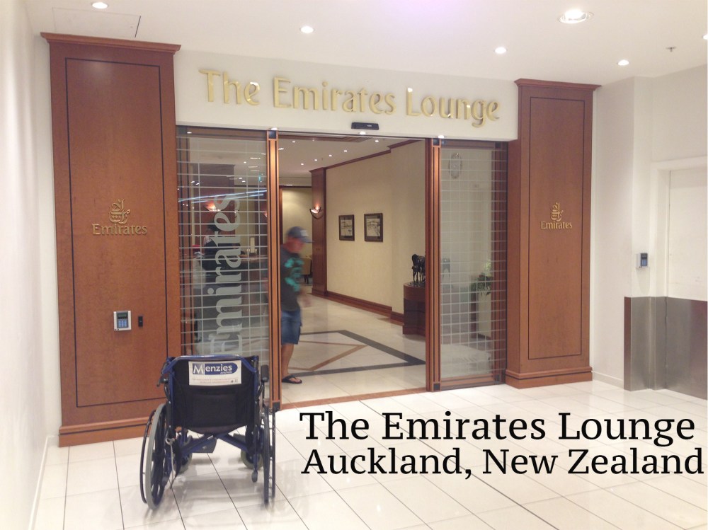 The Emirates Lounge Auckland, New Zealand