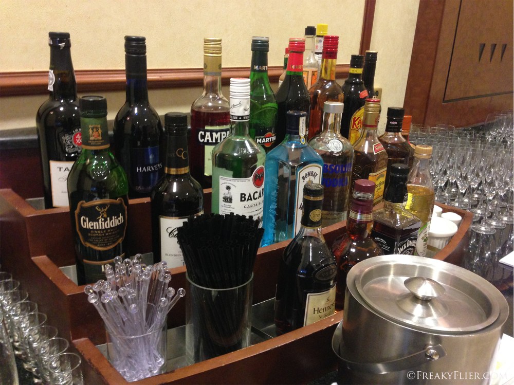 The spirits on offer