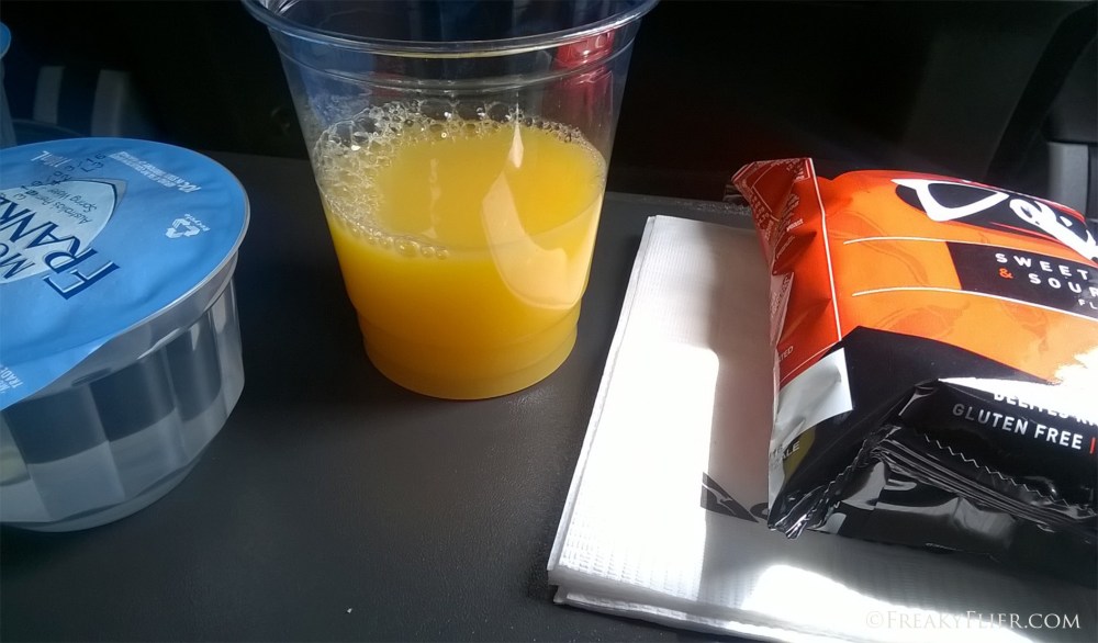 Economy Class refreshment
