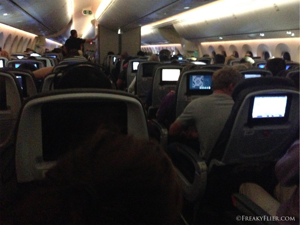 Preparing for landng in Bali