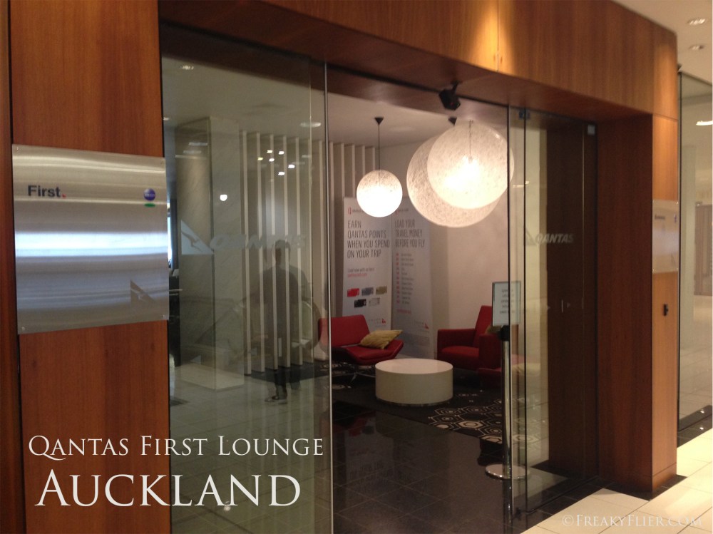 Qantas First Lounge, Auckland