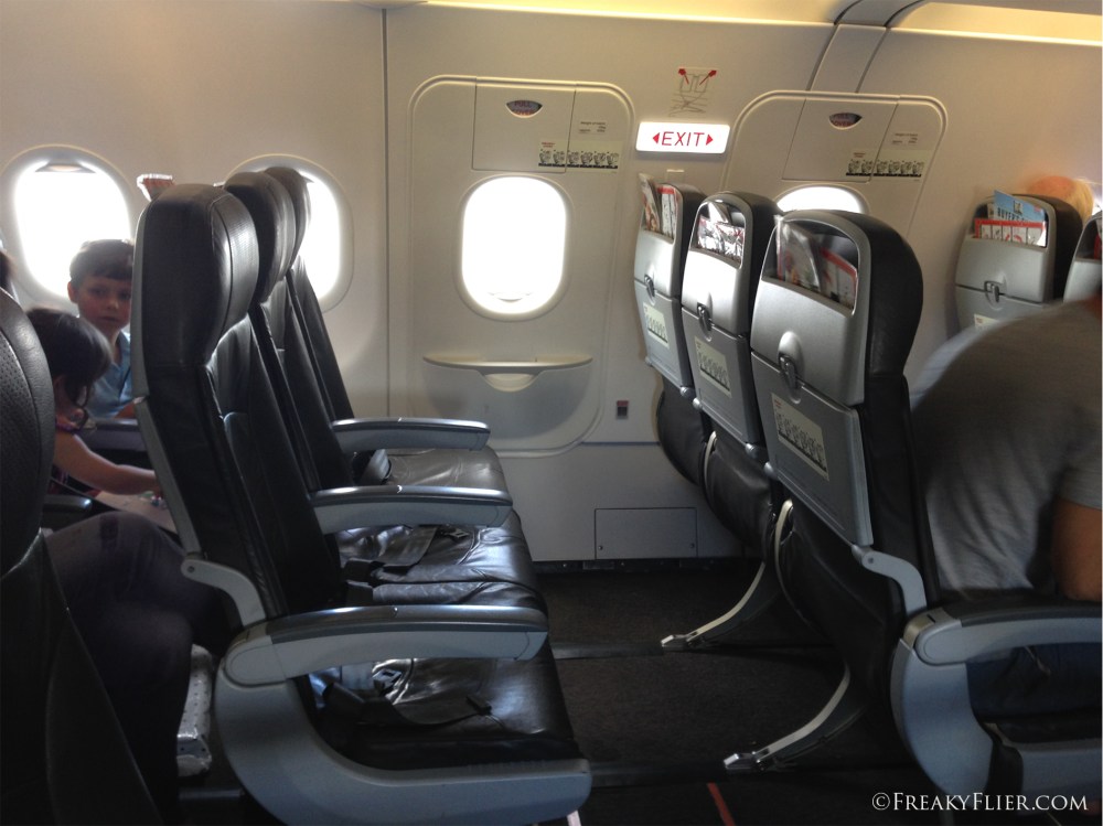 Exit row seats or what I like to call 'Jetstar Premium Economy'