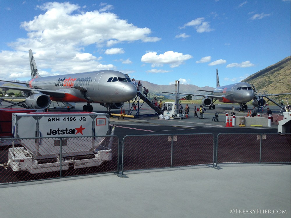 Jetstar, Queenstown to Auckland