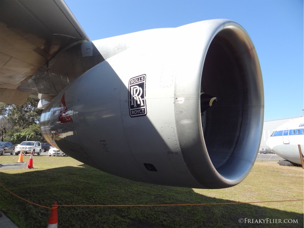 HARS Museum Qantas Rolls Royce engine