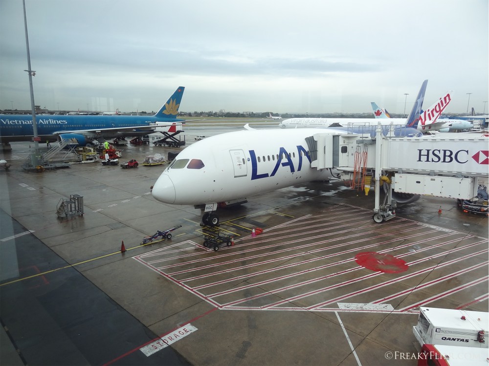 LAN or LATAM awaiting departure from Sydney